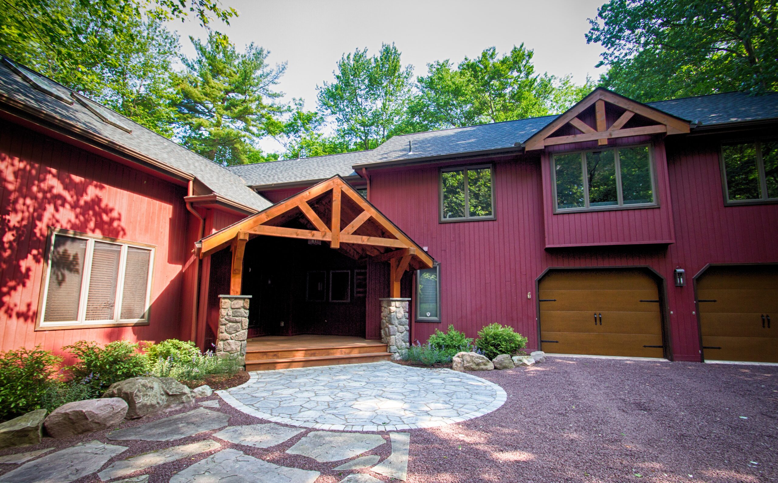 Outdoor living space brought to life from a PRO Landscape digital rendering